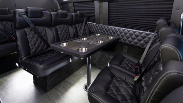 mcallen 10 passenger sprinter van interior