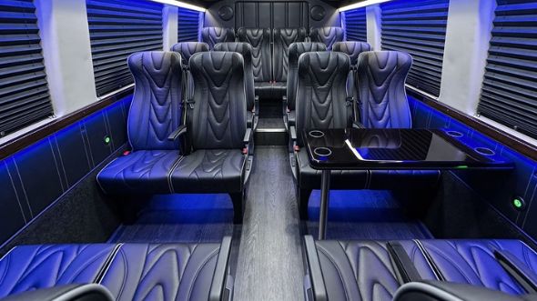 mcallen 20 passenger sprinter van interior