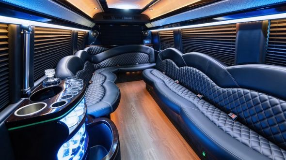 mcallen sprinter limousine interior