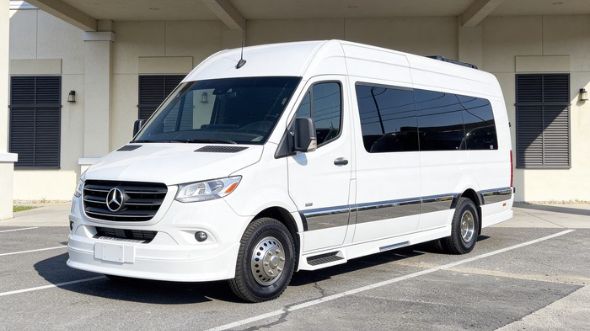 mcallen wedding sprinter van rental