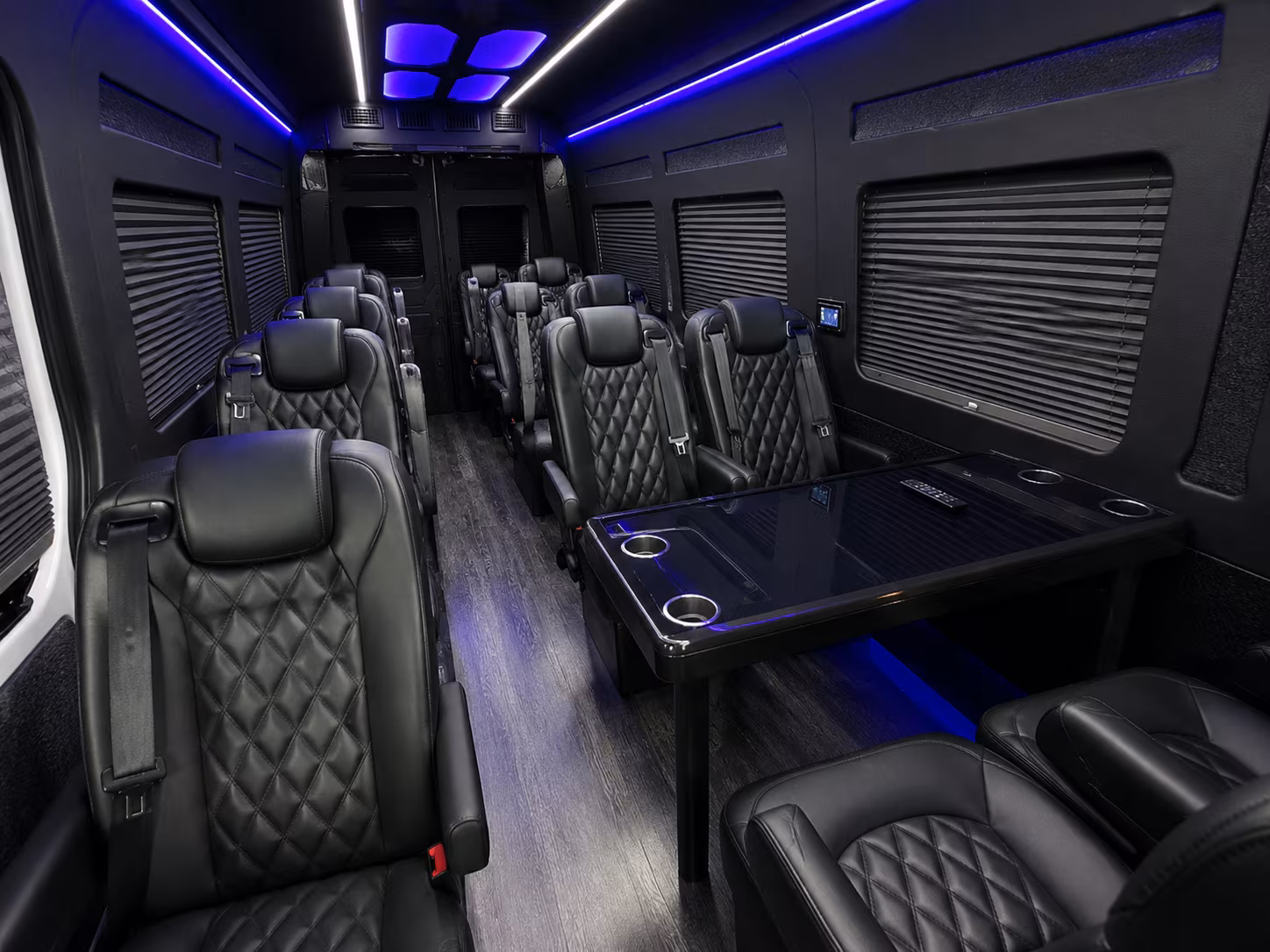 15 passenger sprinter van inside