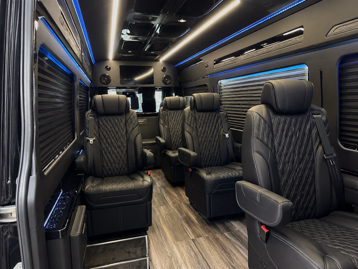 mcallen 18 passenger sprinter van interior