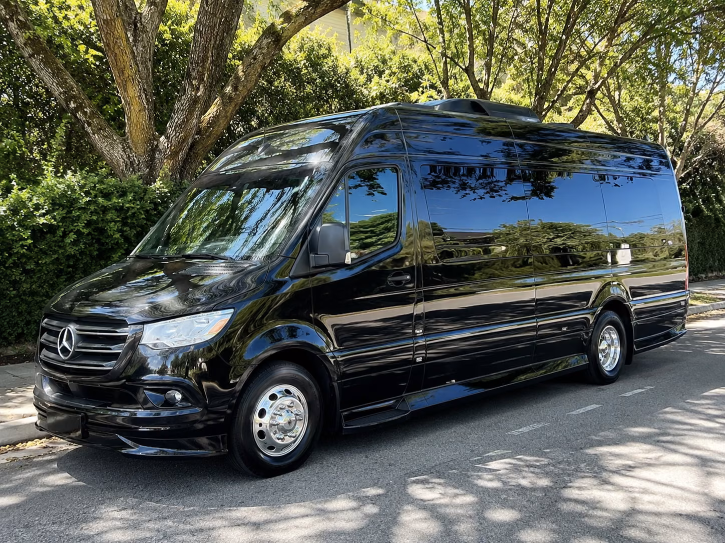 mcallen wedding sprinter van rental